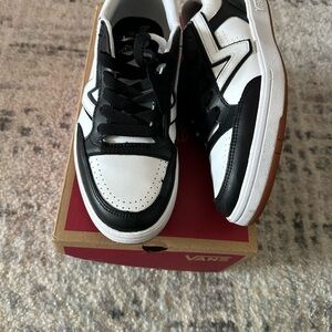 Vans Lowland CC Black and White Shoes